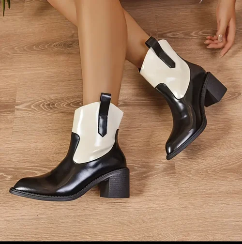 کفش زنانه پاشنه ضخیم مدل NU5297056