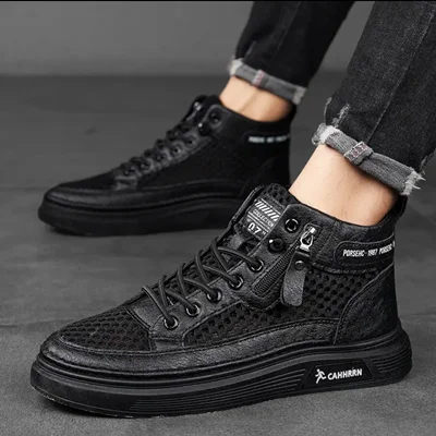 کفش کتانی ساق بلند مردانه مدل MP1502832