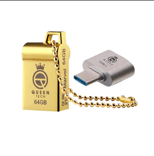 فلش مموری 64 گیگابایت کوئین تک مدل MARVEL C-PLUS