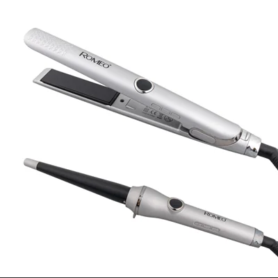 اتو و حالت دهنده ی مو حرفه ای رومئو مدل RM-5555 به همراه فر کننده مو