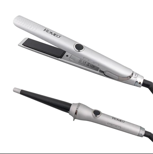 اتو و حالت دهنده ی مو حرفه ای رومئو مدل RM-5555 به همراه فر کننده مو