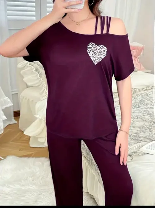 ؜ ست پیراهن و شلوار نامنظم زنانه مدل BL2235583